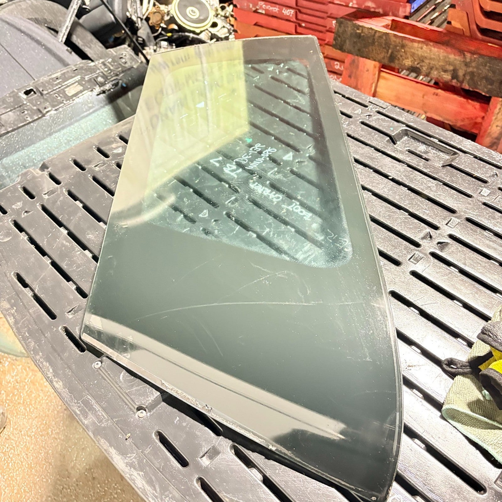 Quarter Window Glass Mini Cooper R50 R53 Rear Right Side AS2 Green