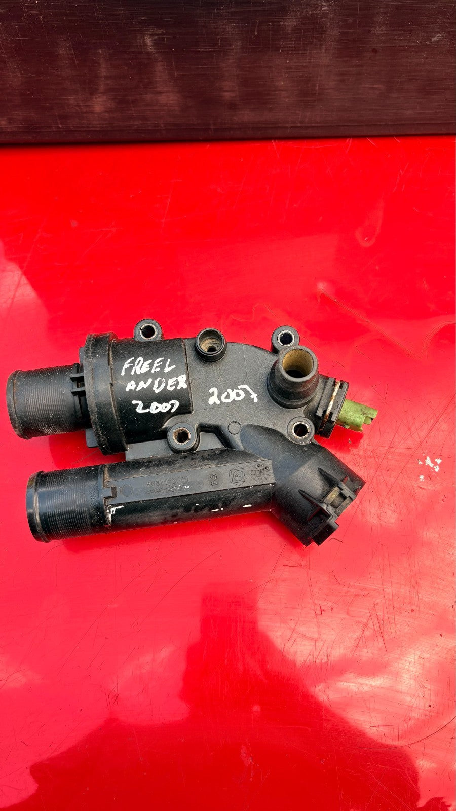 LAND ROVER FREELANDER 2.2 2007 COOLANT THERMOSTAT HOUSING 9657182080