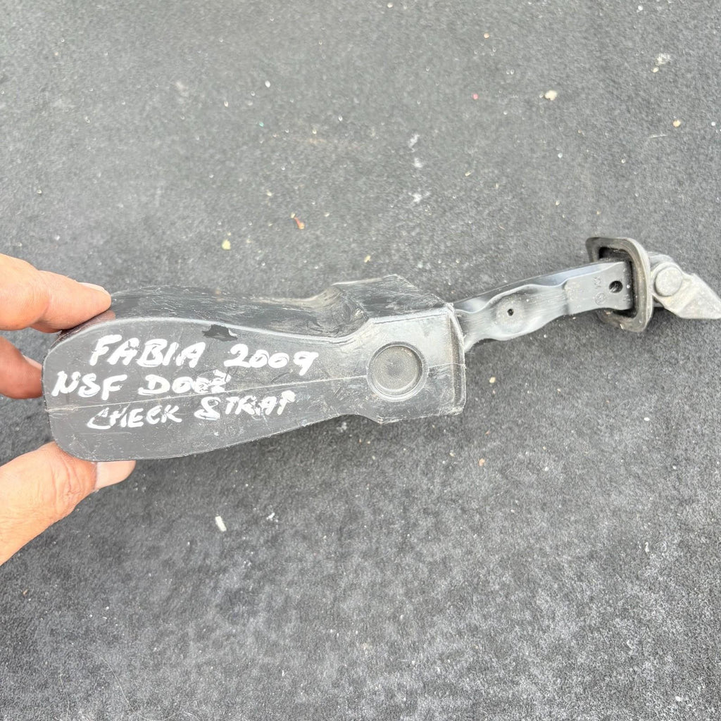 SKODA FABIA PASSENGER SIDE LEFT Front NSF CHECK STRAP 2009 GENUINE OEM