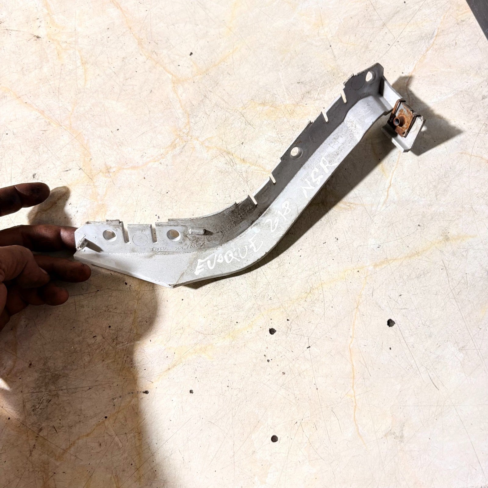 RANGE ROVER EVOQUE REAR LEFT BUMPER BRACKET 15-19 BJ32-17A882-AC