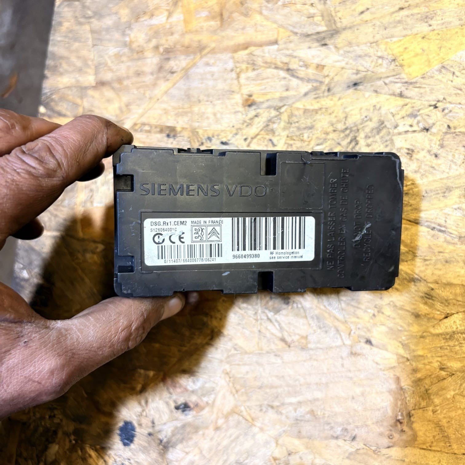 PEUGEOT 407 MK1 RF HOMOLOGATION ECU 9660499380,S126064001C