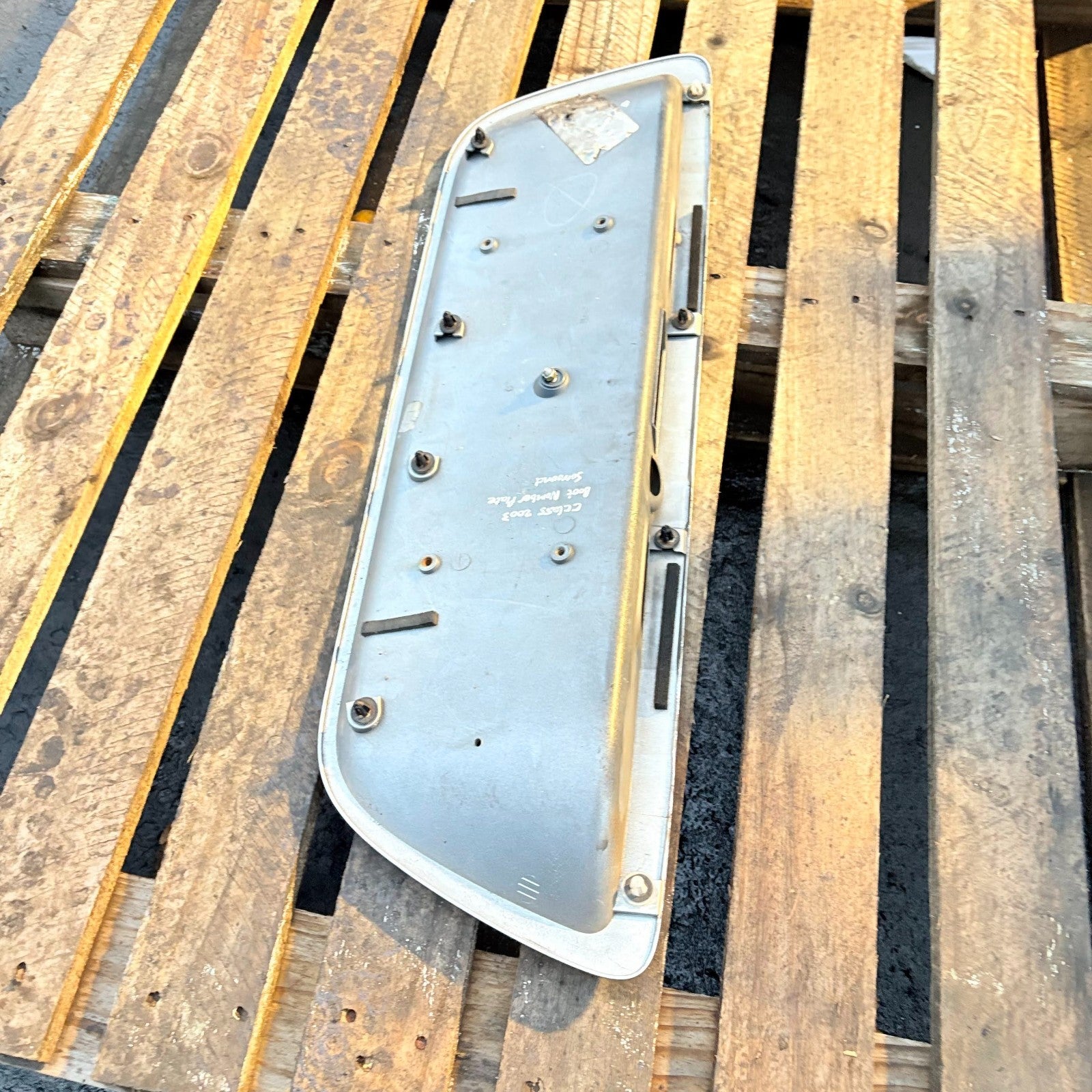 Mercedes C-Class 2002-2007 Rear Trunk Boot Lid License Plate Trim A2037500881