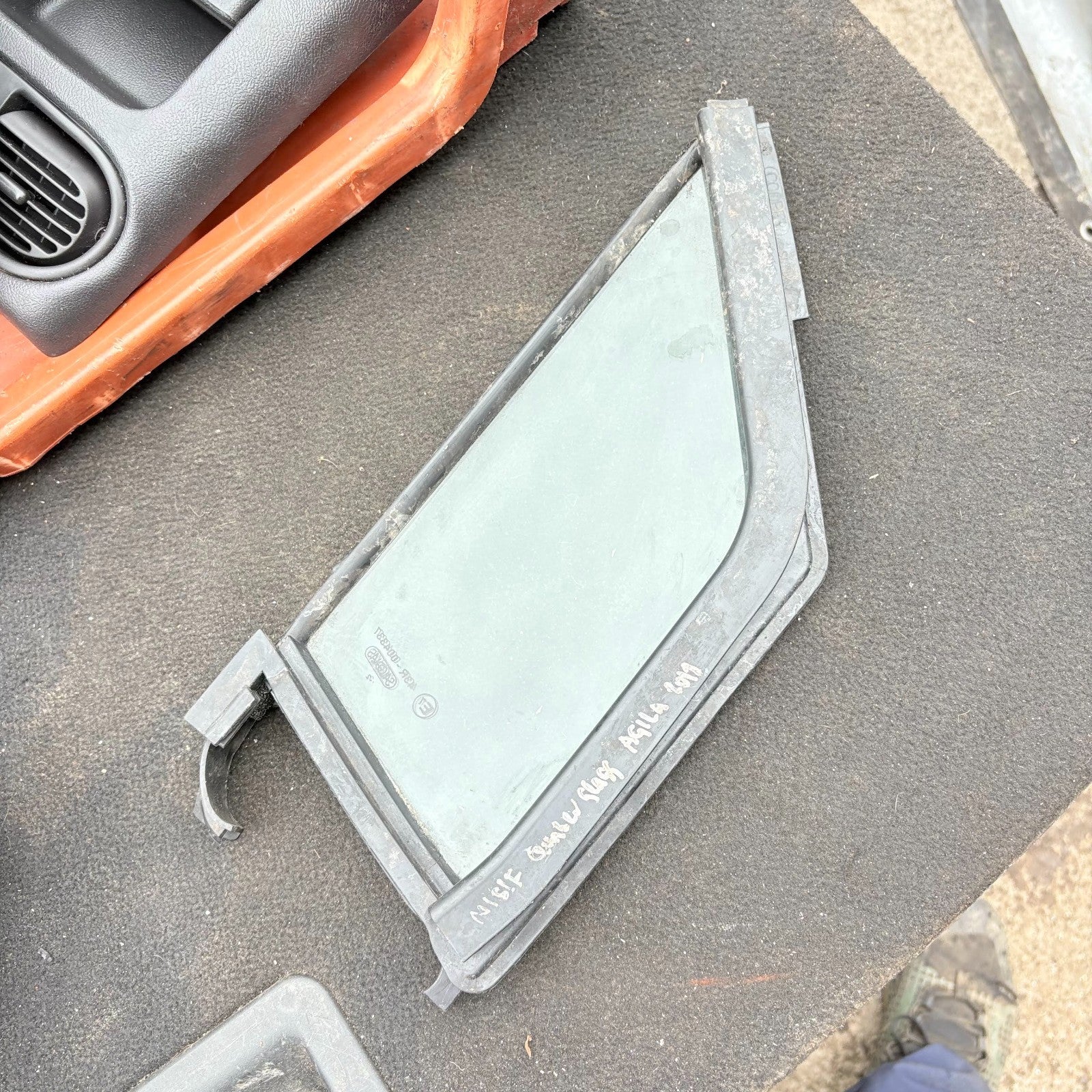 Vauxhall Agila 2011 Left Passenger NS Front Quarter Light Glass 43R-004337