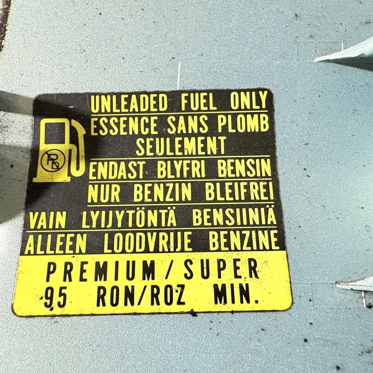 Honda Jazz GD 2002-2008 Fuel Filler Flap Door Lid Assembly Blue 5Dr 74480-SAA