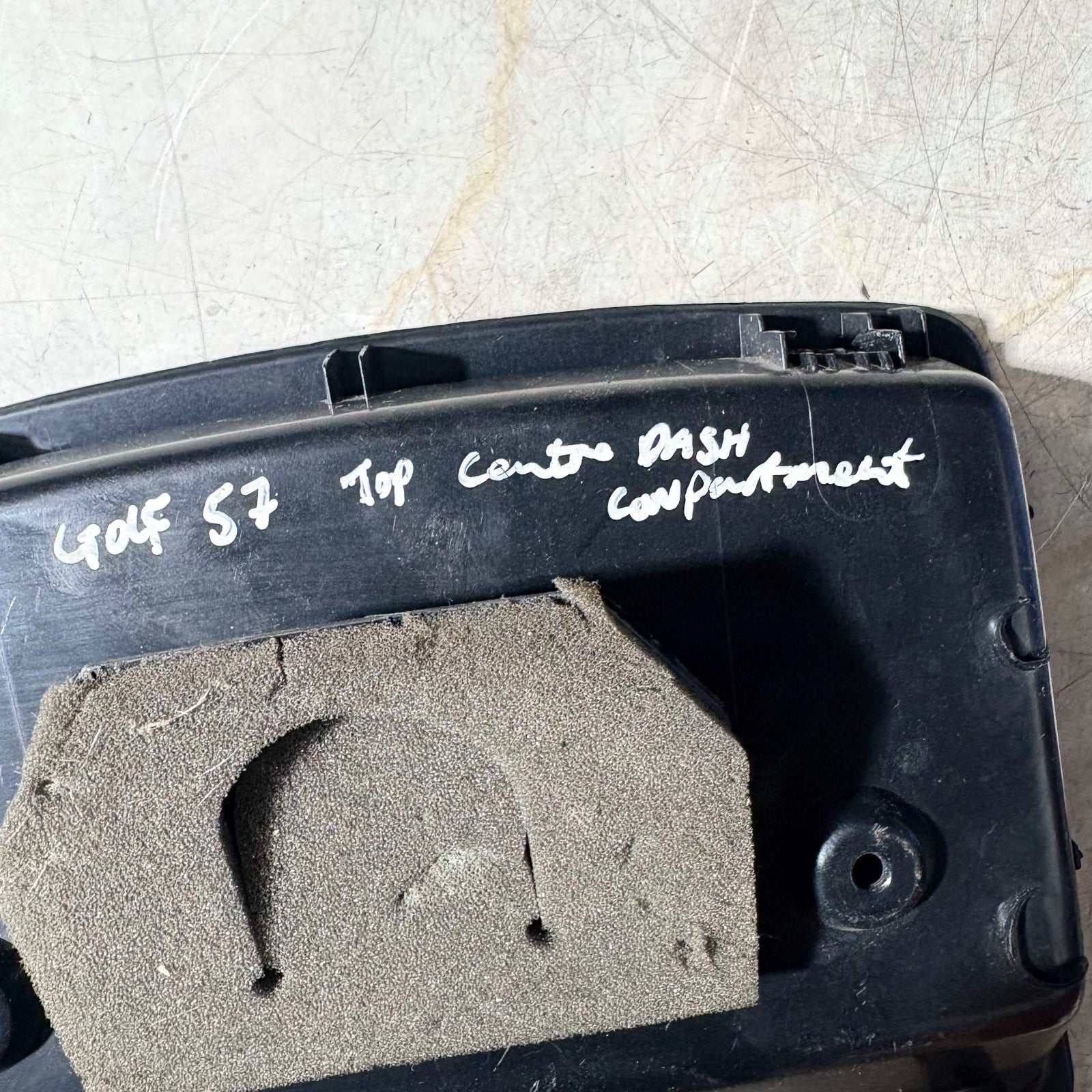 VW Golf MK5 57 Reg 2004-2009 Dash Centre Storage Tray Pocket Panel 1K0857921D