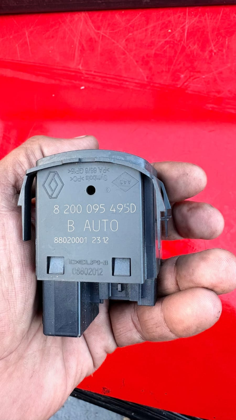RENAULT TWINGO 2007-2014 HEADLIGHT DASH LIGHT ADJUSTER SWITCH 8200095495D
