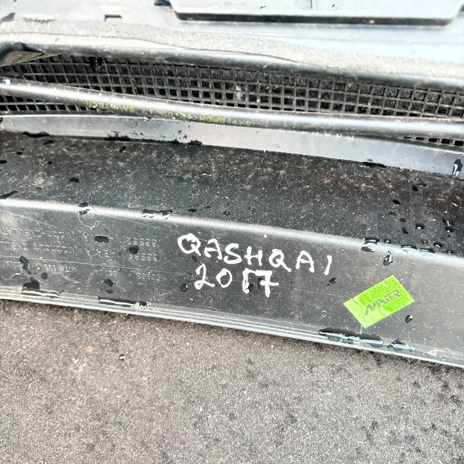 2017 NISSAN QASHQAI FRONT WINDSCREEN SCUTTLE PANEL 5500U100