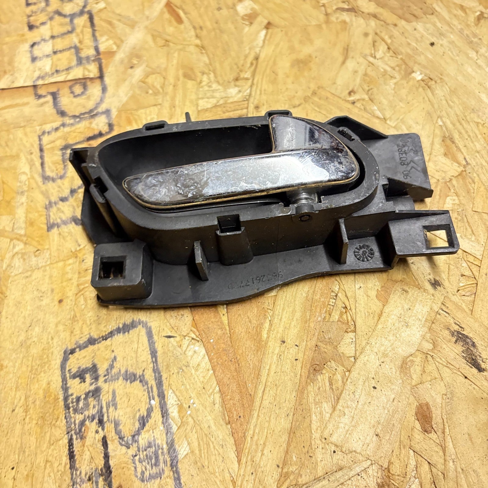 Peugeot 407 Rear Right Interior Door Handle Driver Side 2004-2011 96526177UD