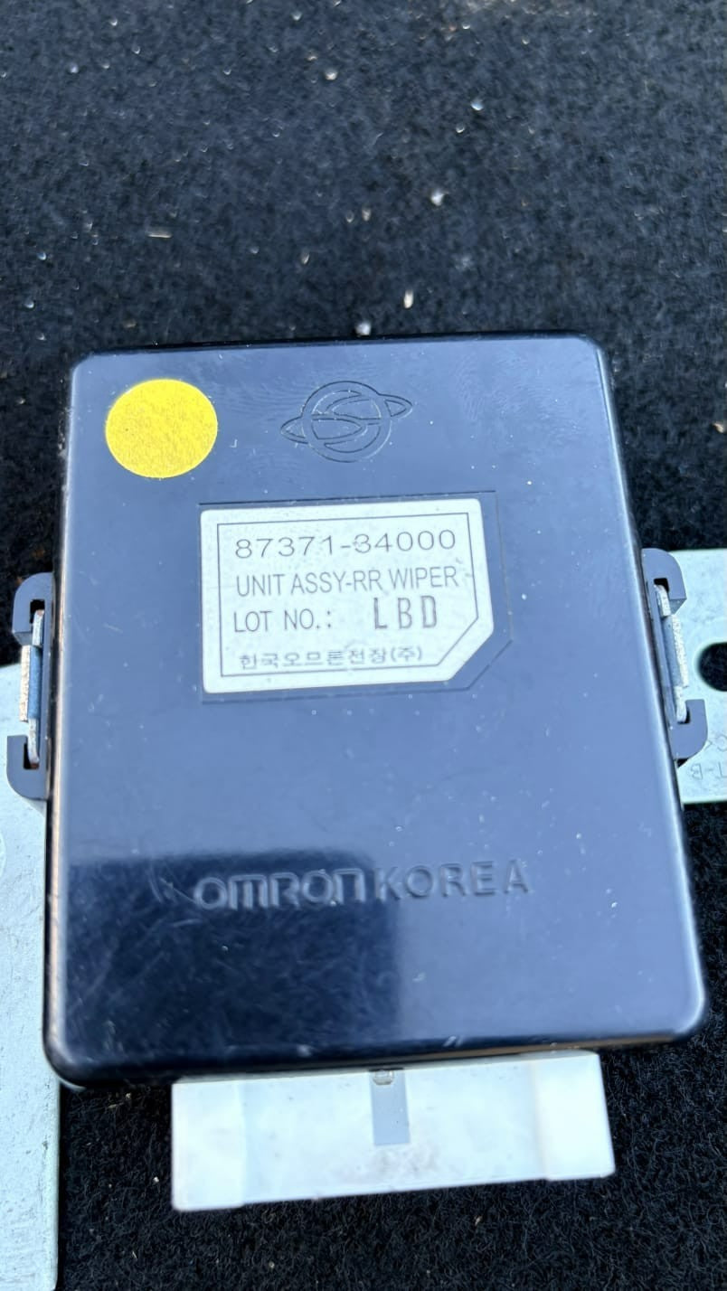 2016 SSANGYONG KORANDO Wiper Control Module 87371-34000