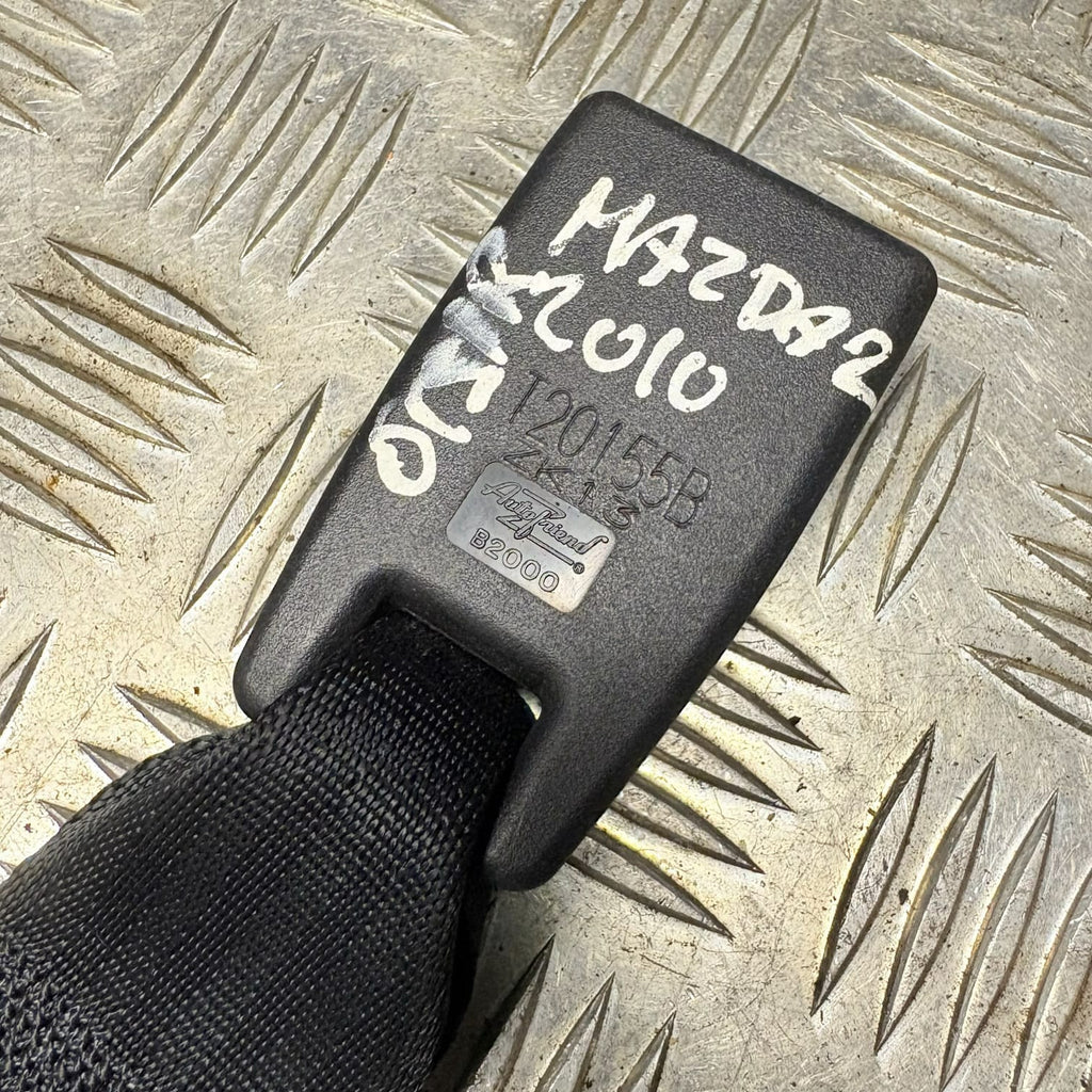 MAZDA2 MK2 SEAT BELT BUCKLE CLIP 3DR T20155B REAR DOUBLE 2010