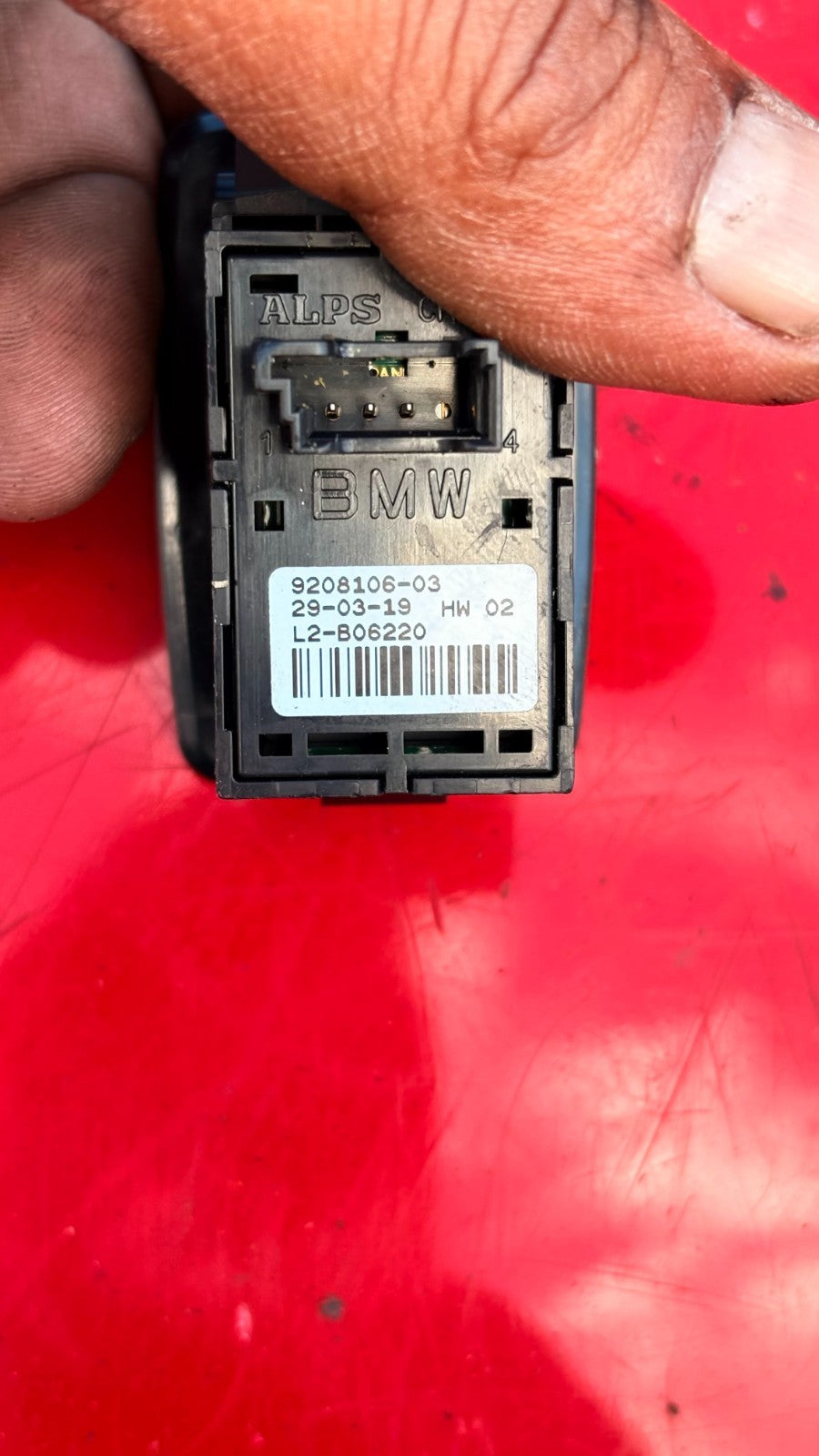 BMW 1 Series Window Switch 118i 2019-9208106-03