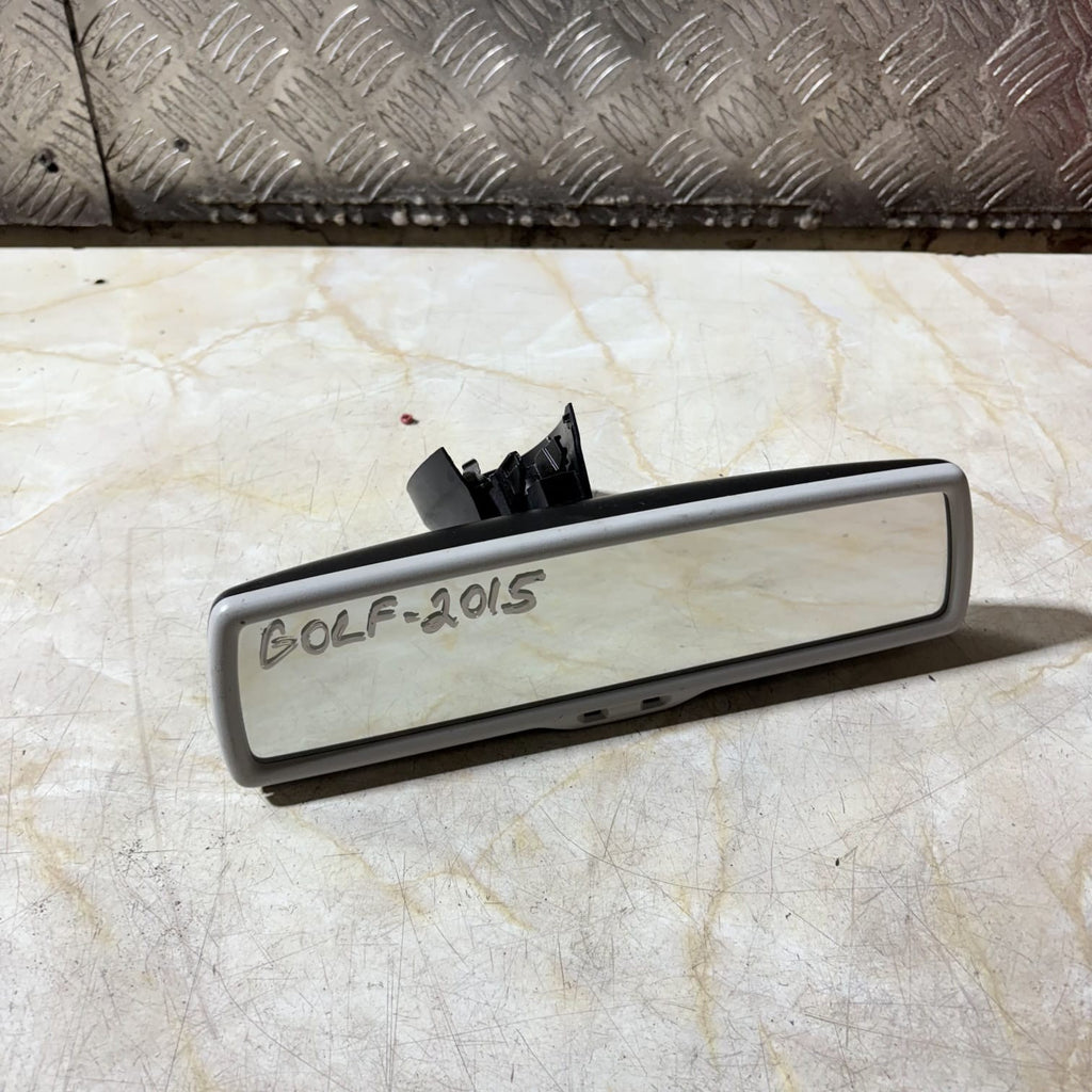 VW GOLF MK7 INTERIOR REAR VIEW MIRROR AUTO DIMMING GREY 7N0857511L 2013-2020