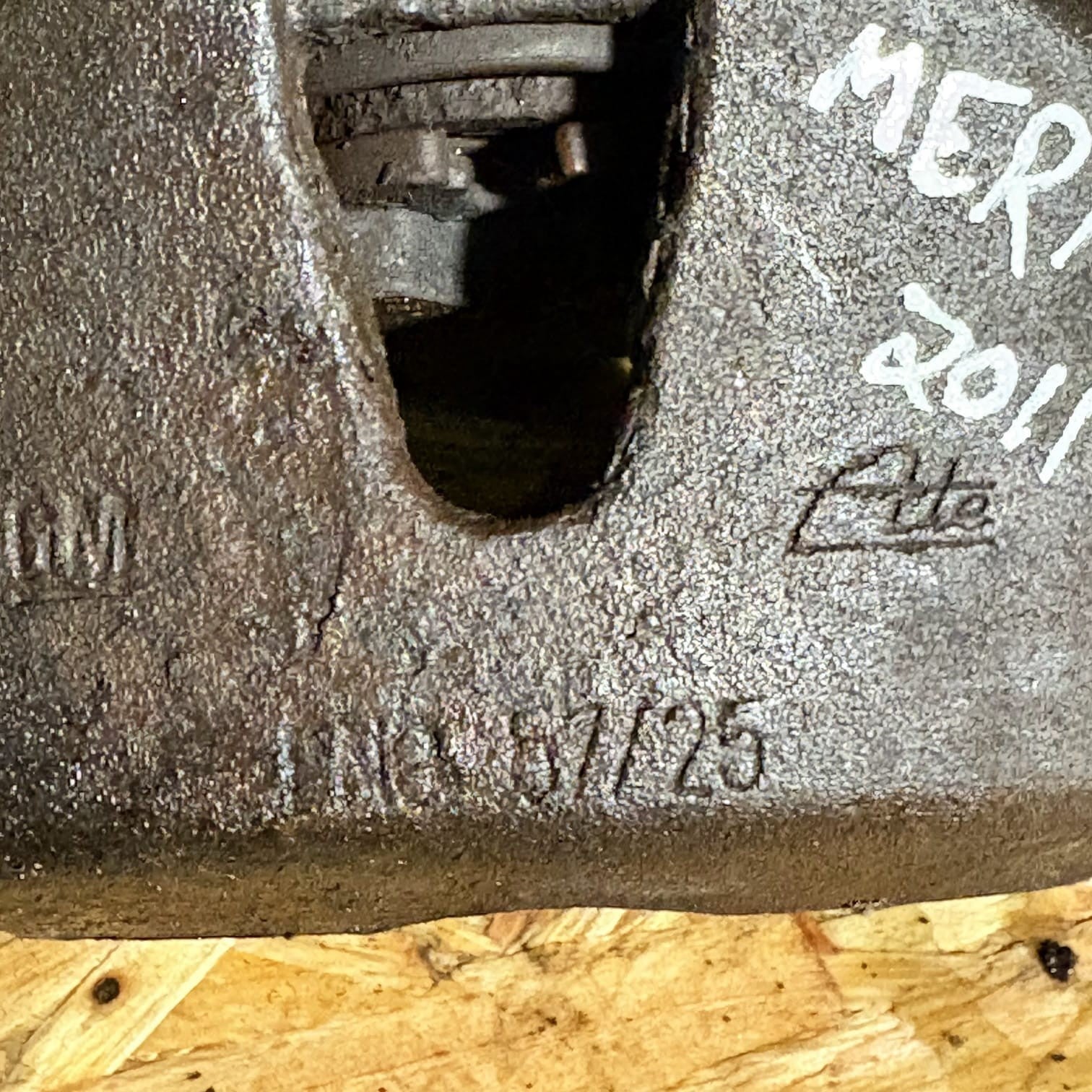 Opel Meriva 2011 Mk2 Left Side Brake Caliper 0000467886 90r-02a0022