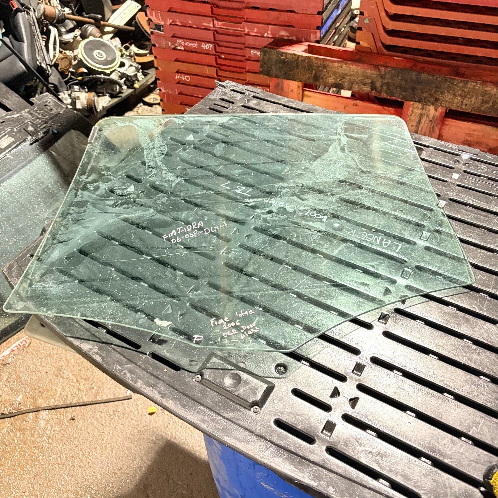Fiat Idea 2003-2008 OSR Rear Door Window Glass Right Driver 51754301