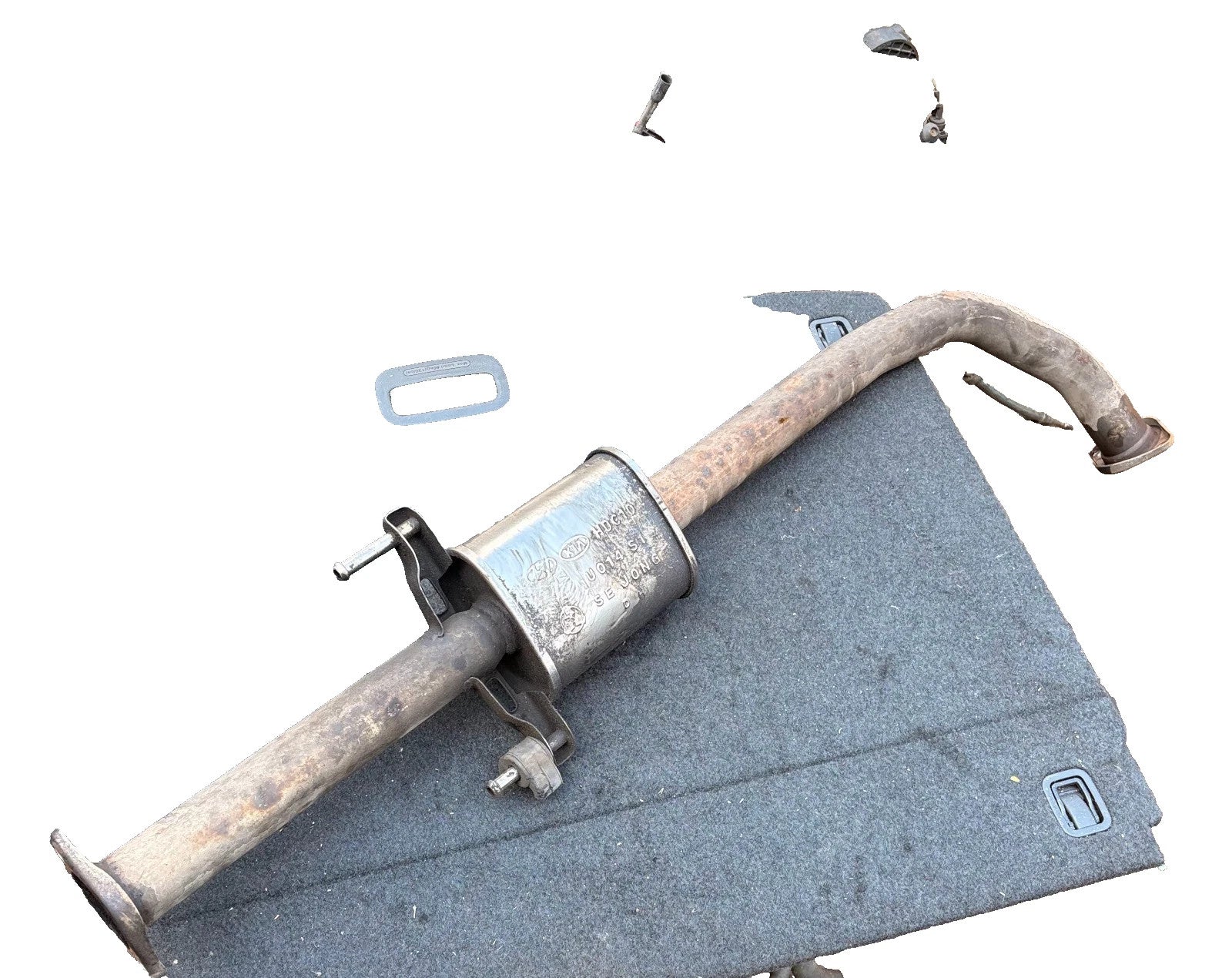 Hyundai i30 MK1 FD 07-12 Rear Exhaust Muffler Silencer Pipe HDC10 U014S1 Unit
