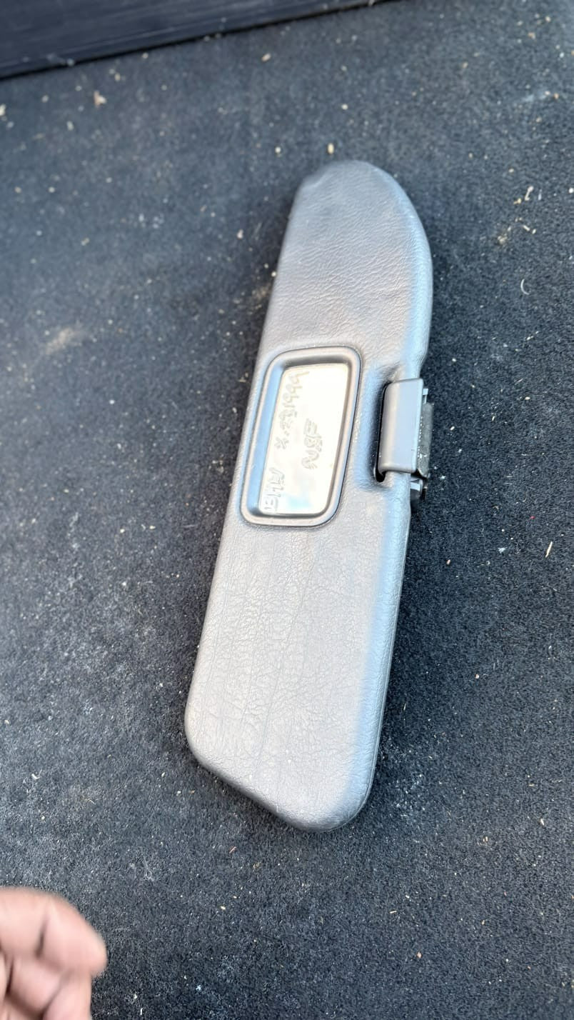 BMW Z3 OS Driver Side Sun Visor Black 10081010 1999