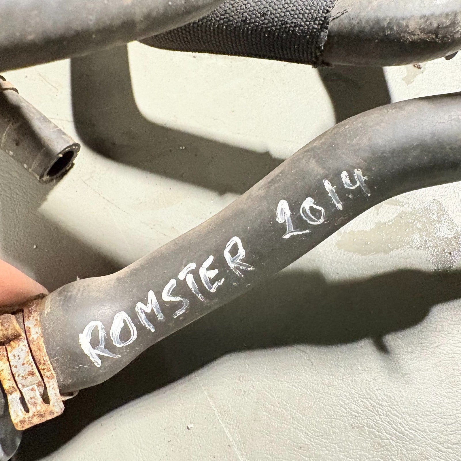 Skoda Roomster 5J 2014 Engine Coolant Thermostat Housing & Hose Pipework