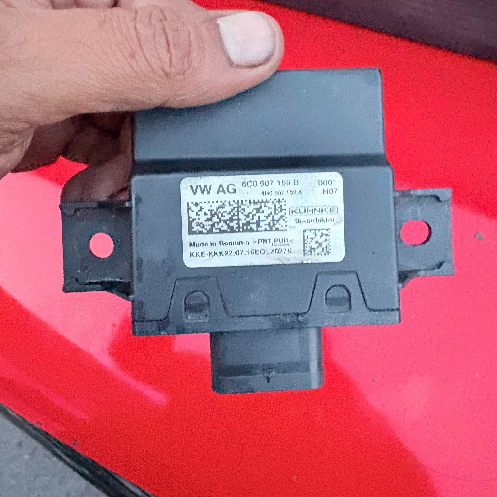 VW POLO Mk5 2009-2014 BODY SOUND IMPACT CONTROL MODULE ECU 6C0907159B