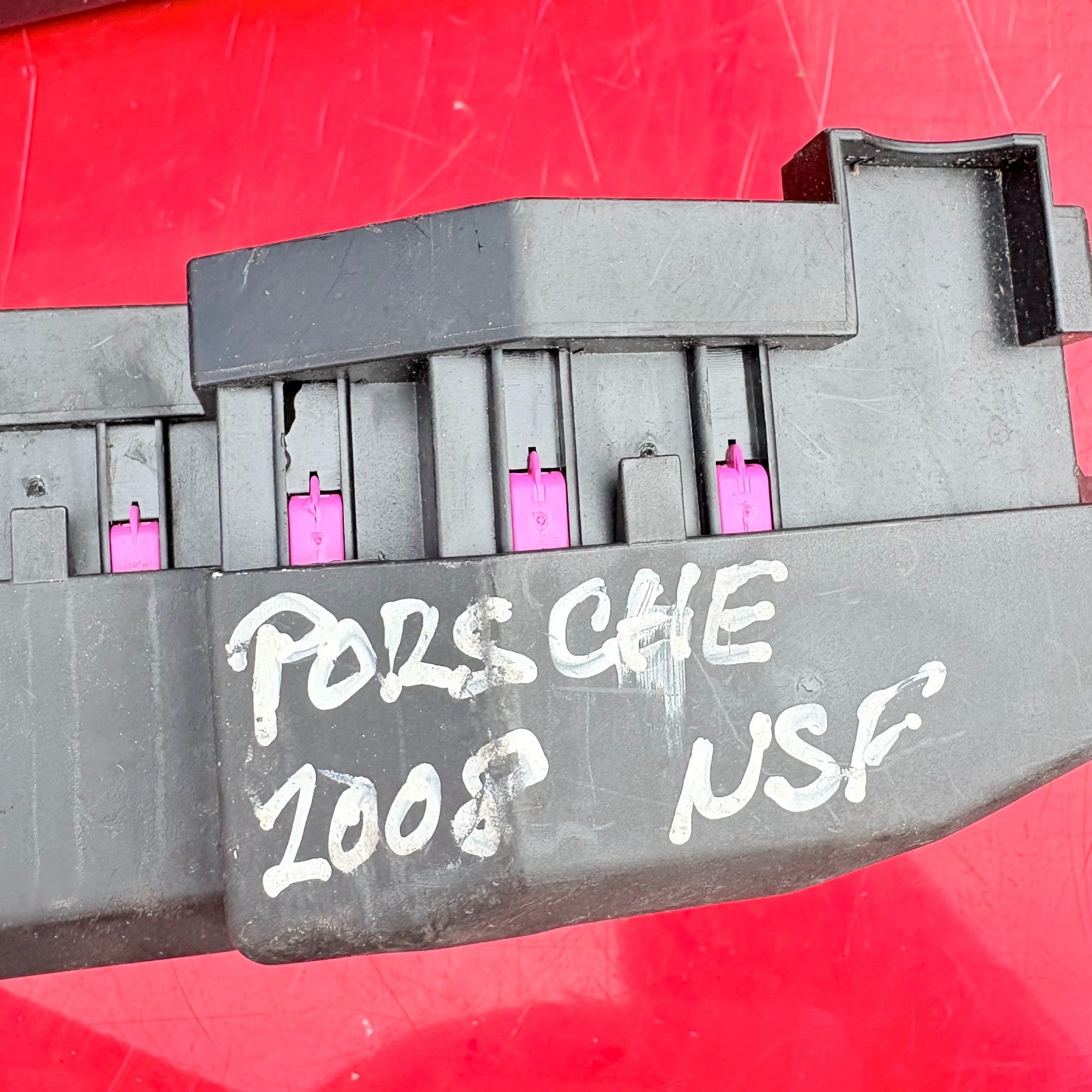 2008 porsche cayenne 955 front passenger left dashboard dash fuse box
