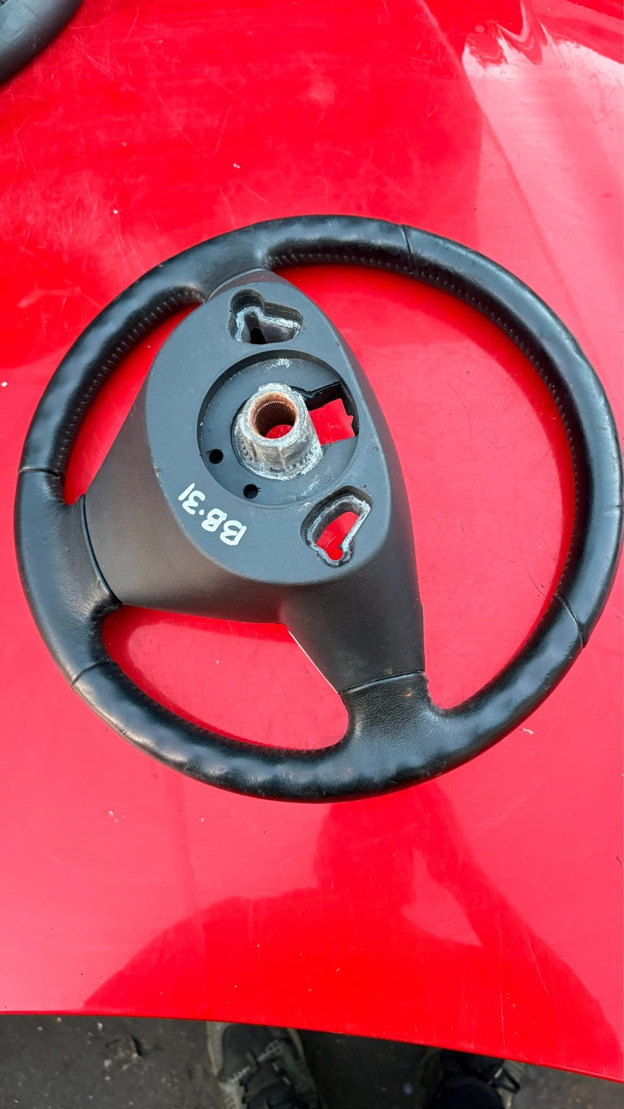 Saab 9-3 2003-2005 Leather Steering Wheel Multifunction Controls 6020815 1279674