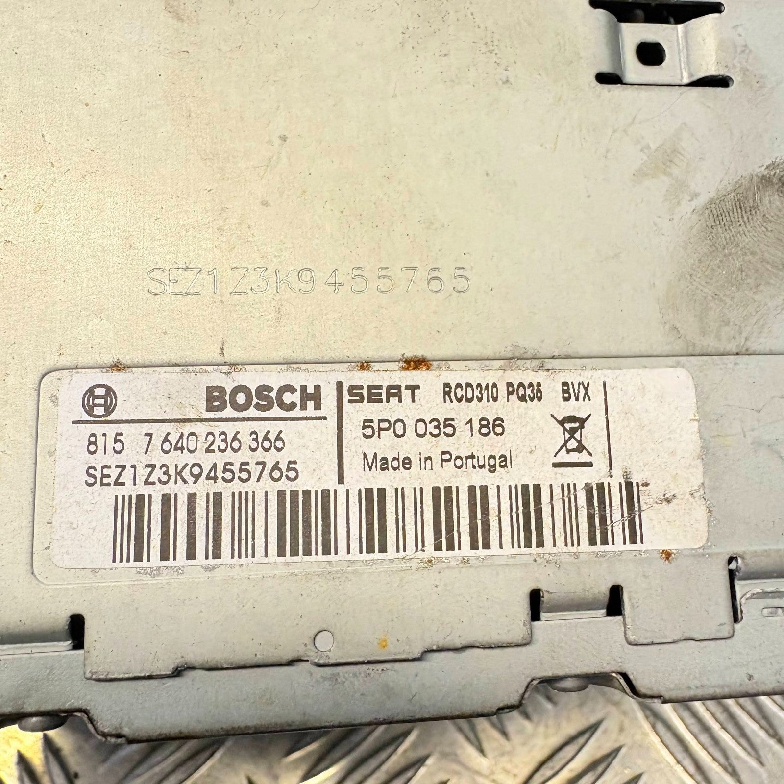 SEAT LEON/ALTEA Multi-Media Display Radio Stereo no CODE-5P0 035 186