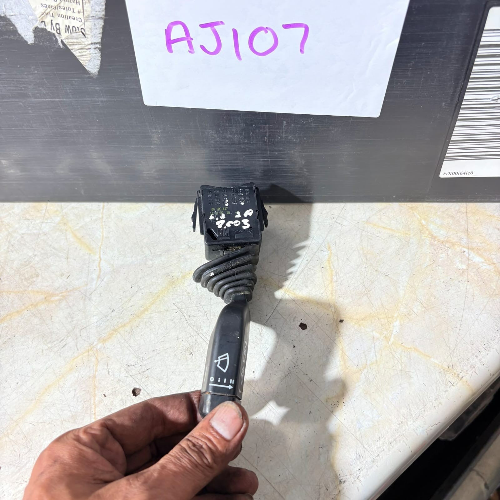 OPEL MERIVA 09185413 09185413 Indicator Wiper Stalk Switch 2003 27548188