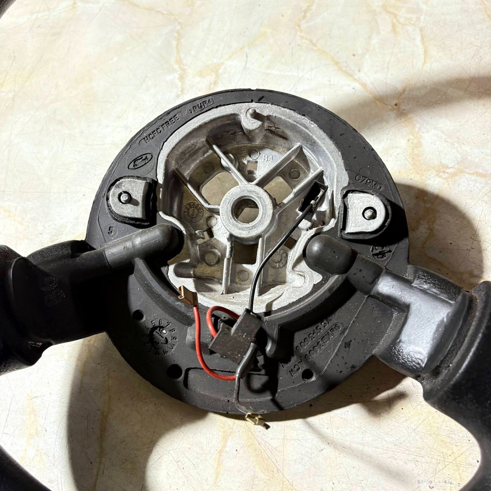 Ford Ka Mk1 11/1996-10/2008 Steering Wheel 2 Spoke Black 98KB-3600-ACW