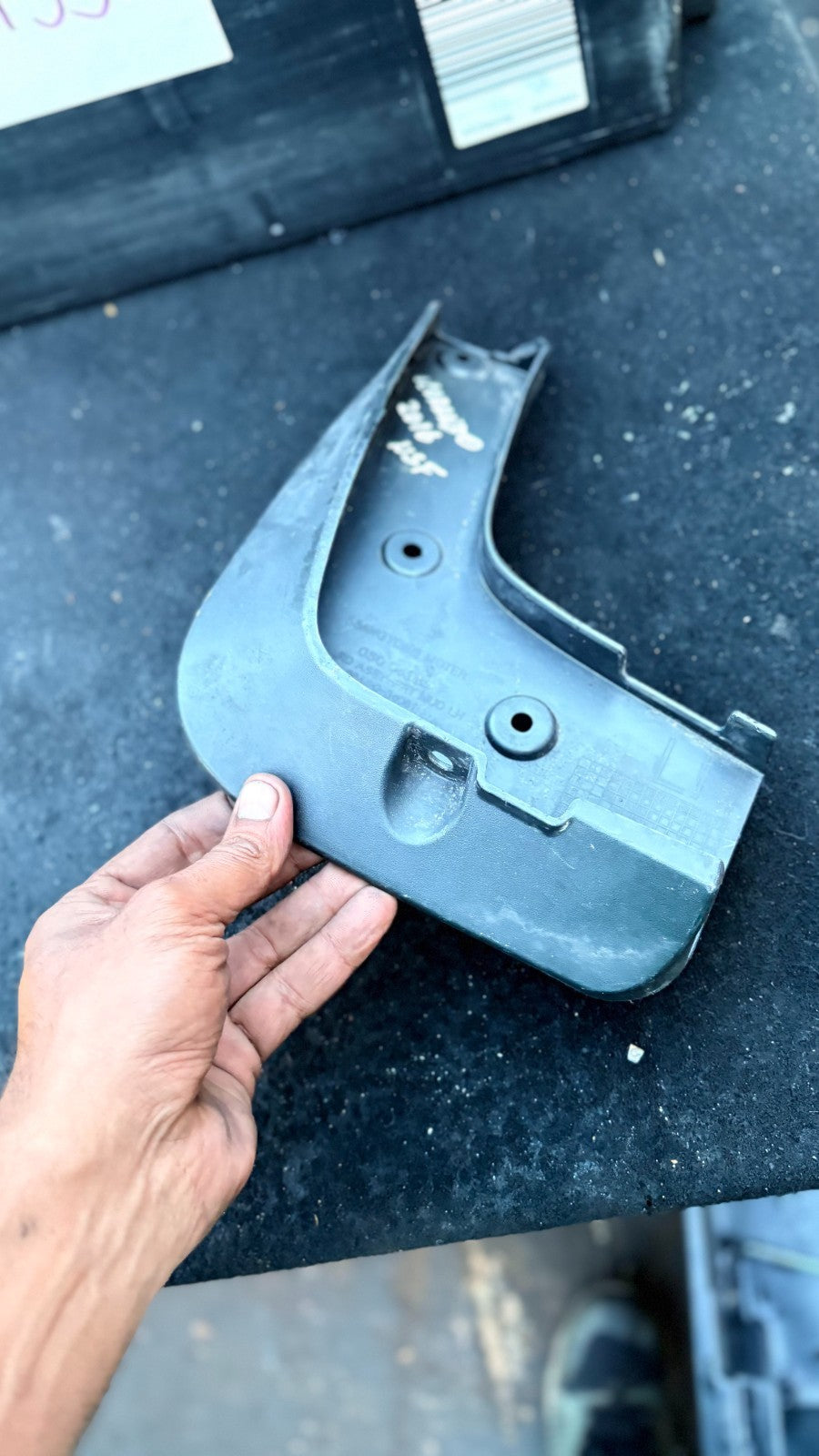 SsangYong Korando C200 2010-2019 Rear Right Mud Flap Splash Guard 7977034000