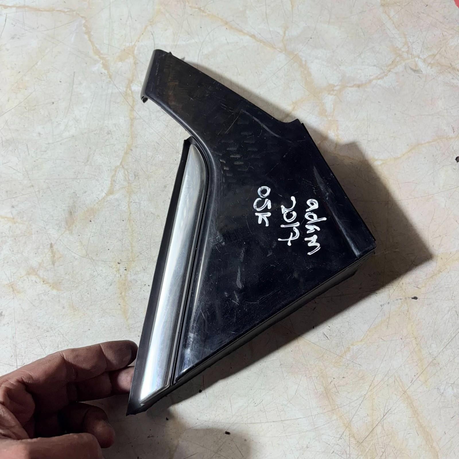 VAUXHALL ADAM 2017 FRONT RIGHT DRIVER SIDE A PILLAR EXTERIOR COVER TRIM