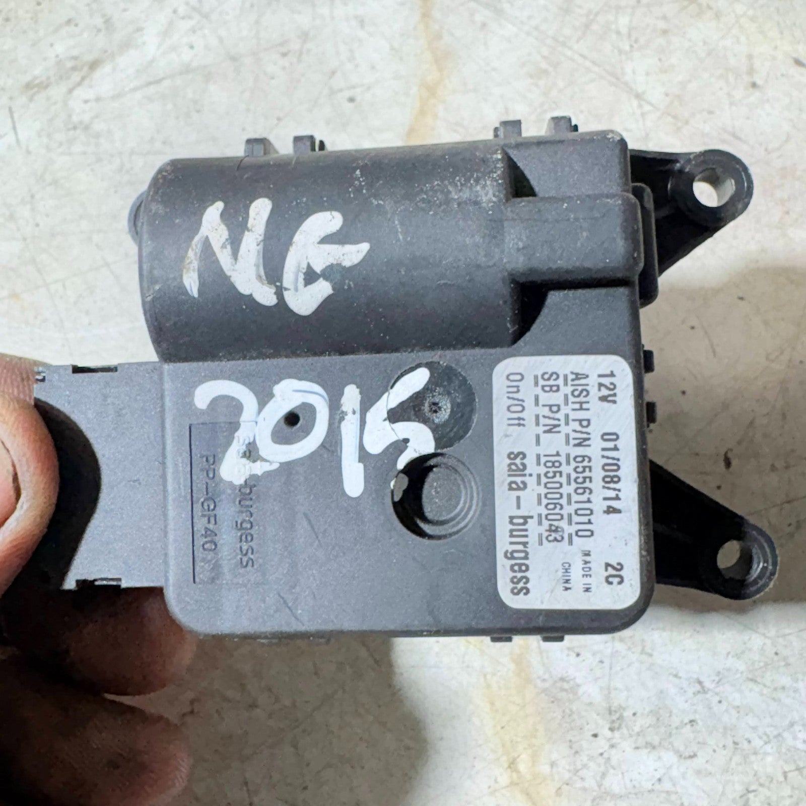 MG 2015 Air Conditioning Heater Flap Actuator Motor 185006043