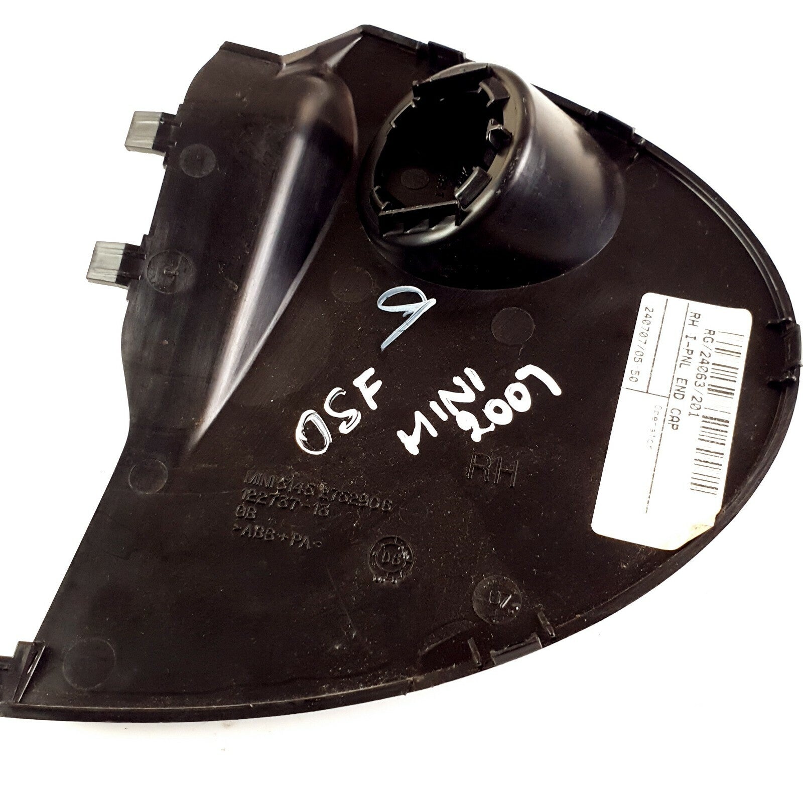 MINI COOPER-DRIVER SIDE DASHBOARD END TRIM 51452752906