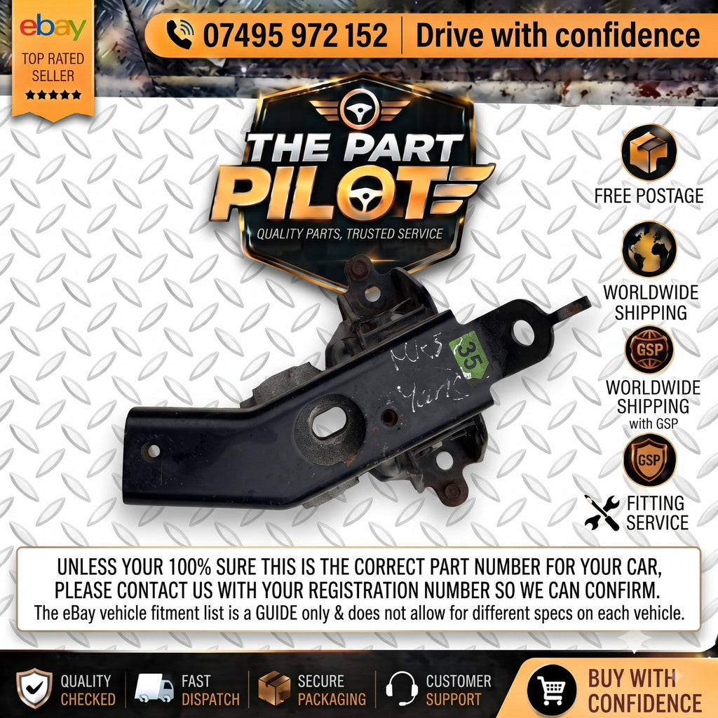 TOYOTA YARIS MK3 5DR 2011-20 3DR 2011-19 1.0 1KR-FE GEARBOX MOUNT 12372-0Q020