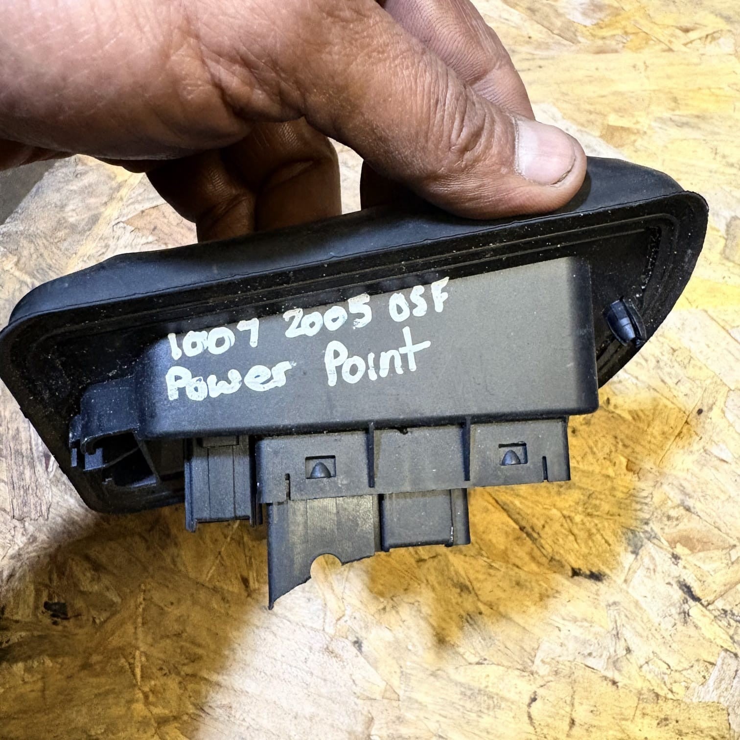 9663702680 Peugeot 1007 2005-2009 RH Sliding Door Fixed Contact Switch Block