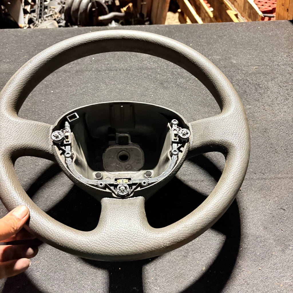 Fiat Punto Mk2 188 Steering Wheel Grey 3 Spoke TRW 1351C510 1999-2012