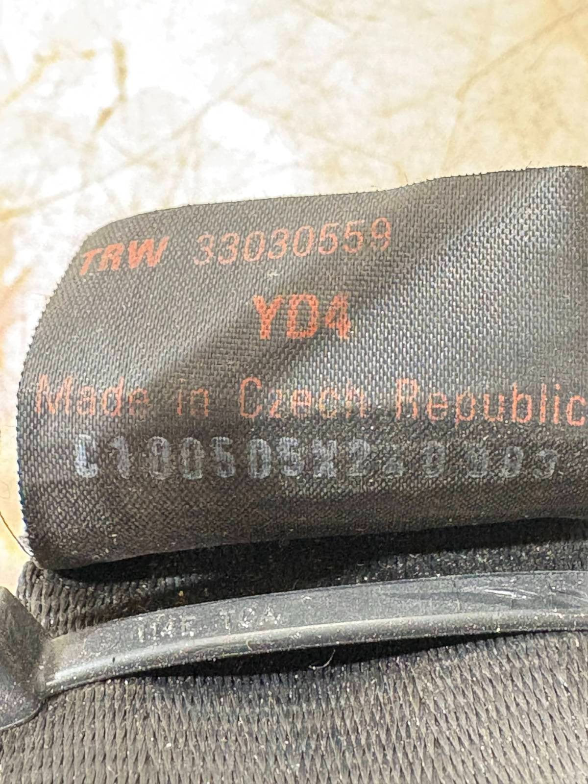 SEAT Ibiza 6L 2002-2008 3DR Rear Left N/S Seat Belt Retractor 6L0857805B