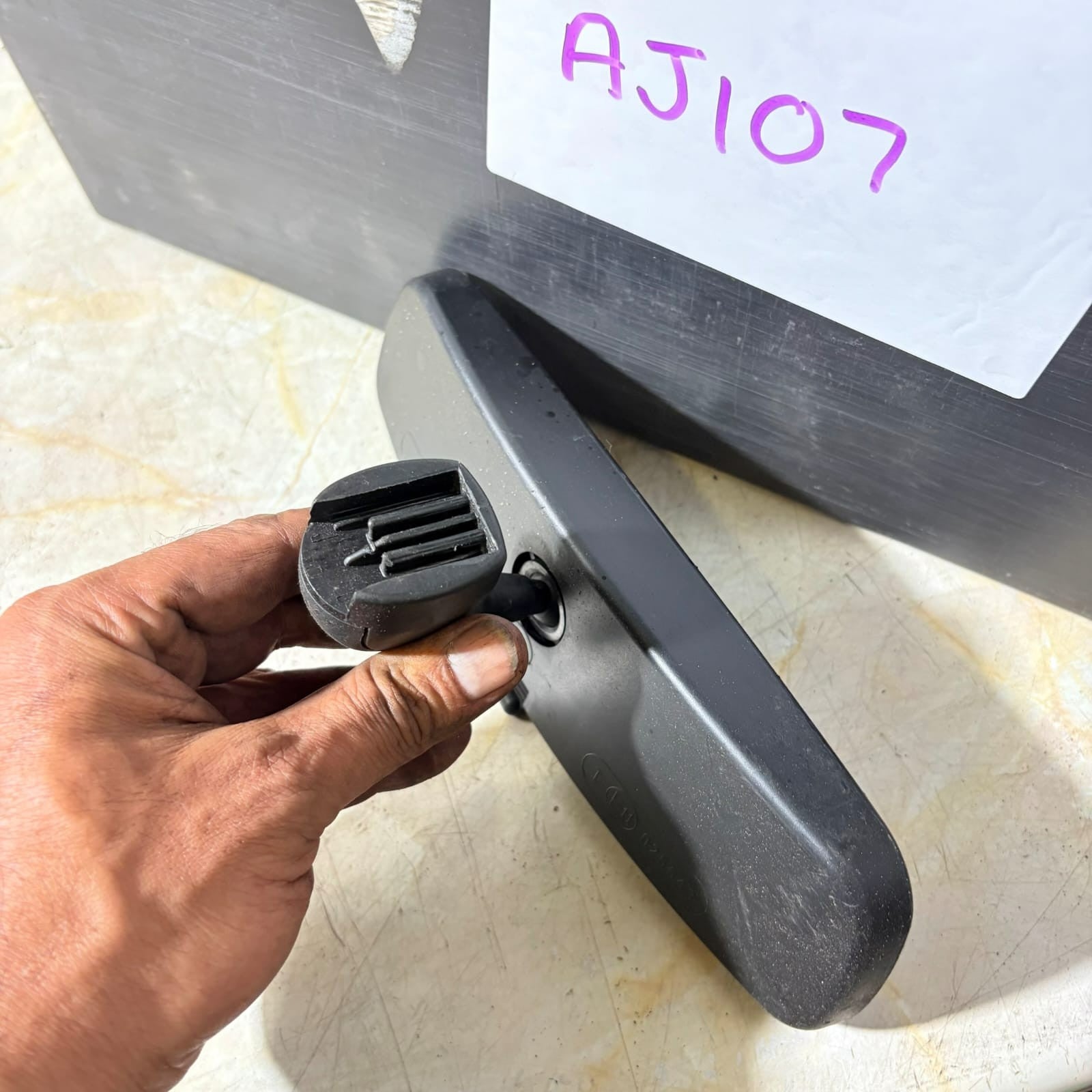 High Quality 8" Black Rear View Mirror Interior Replacement Day Night Universal