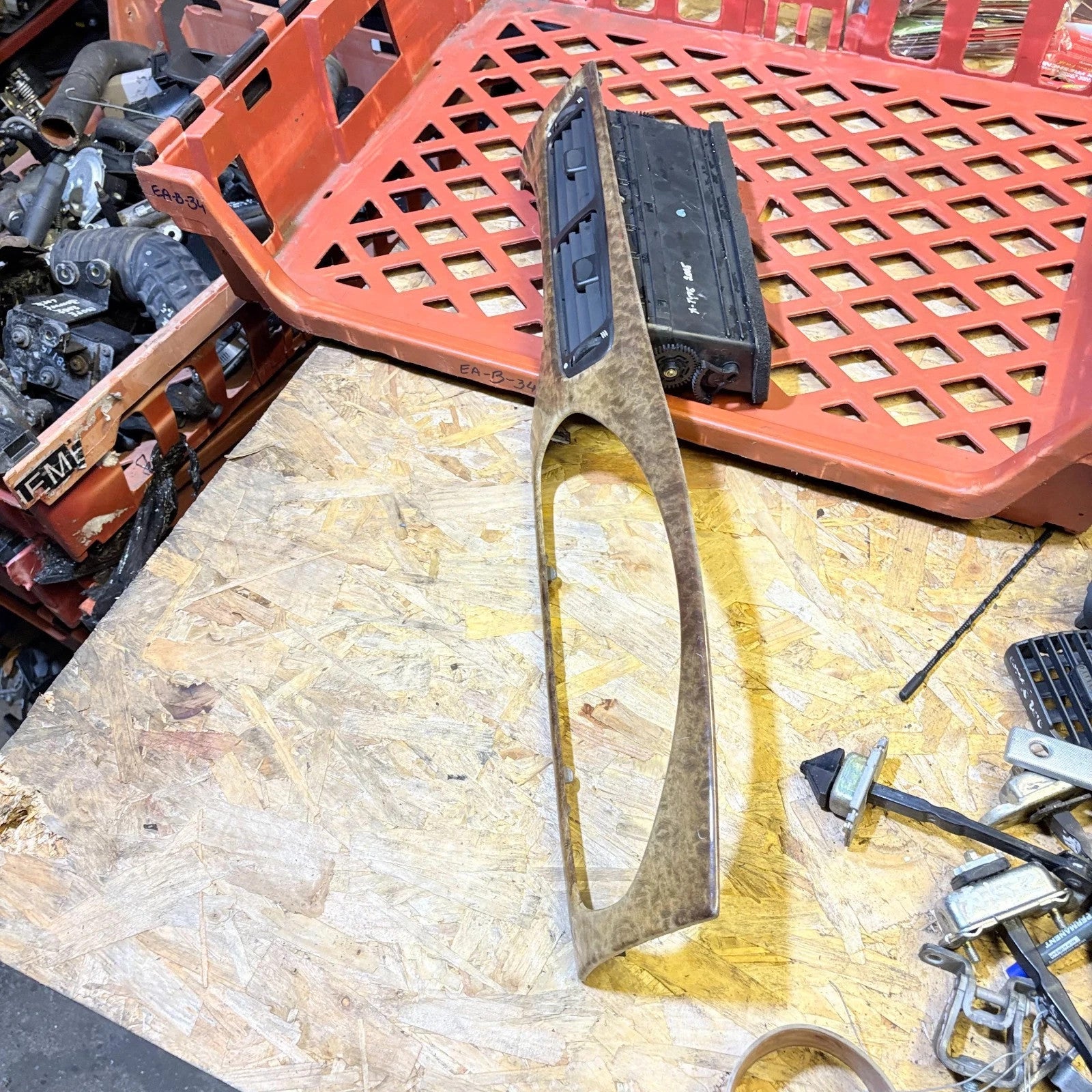 Jaguar X Type 2001-2009 Dash Speedo Air Vent Surround Trim Wooden 1X436770