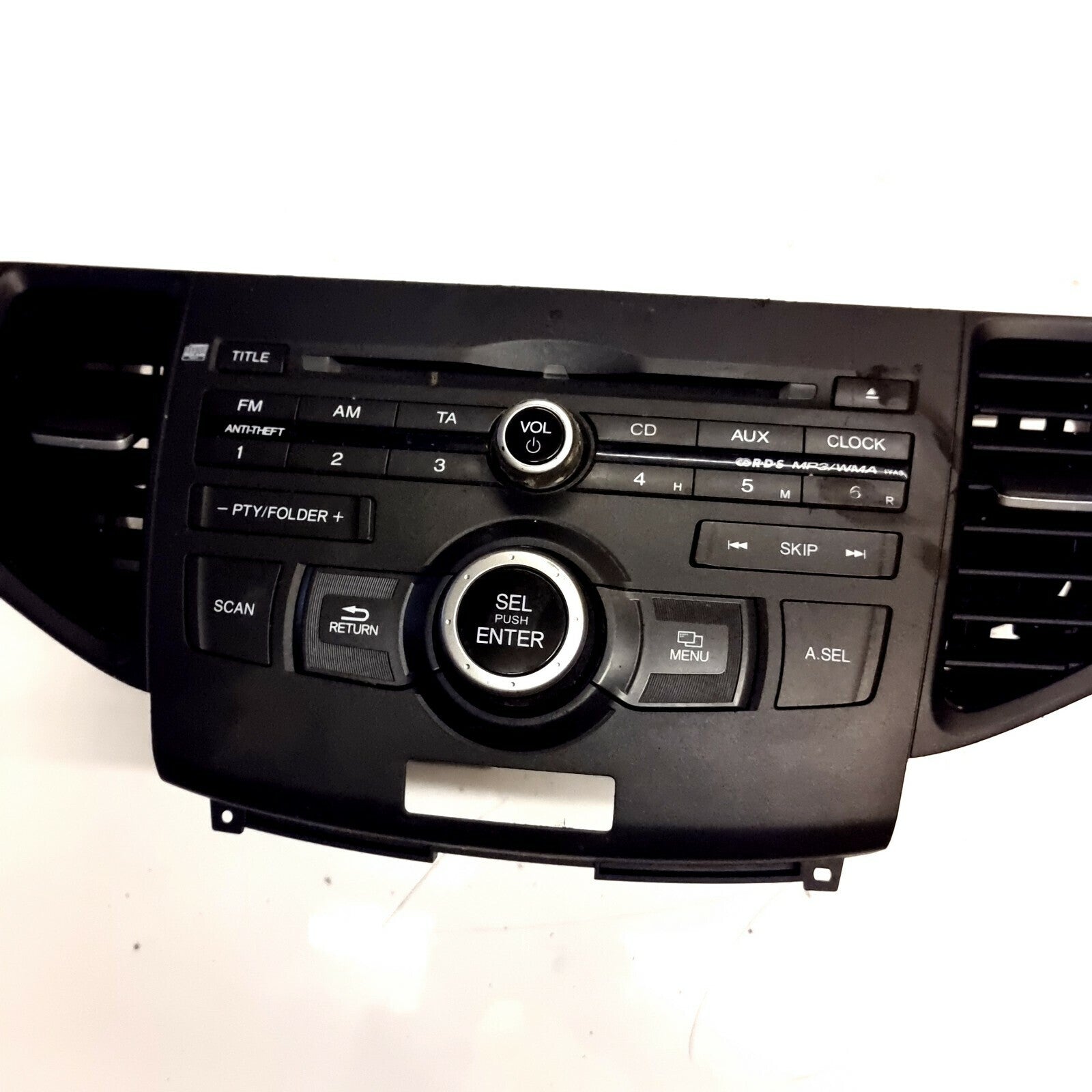 HONDA ACCORD mk8 RADIO STEREO CD PLAYER HEAD UNIT WITH AIRVENTS 39100-TL0-G000