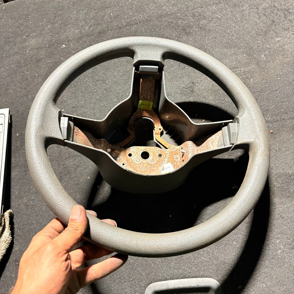 Proton Savvy 2005-2012 5 Door Grey 3-Spoke Steering Wheel Bare Rim