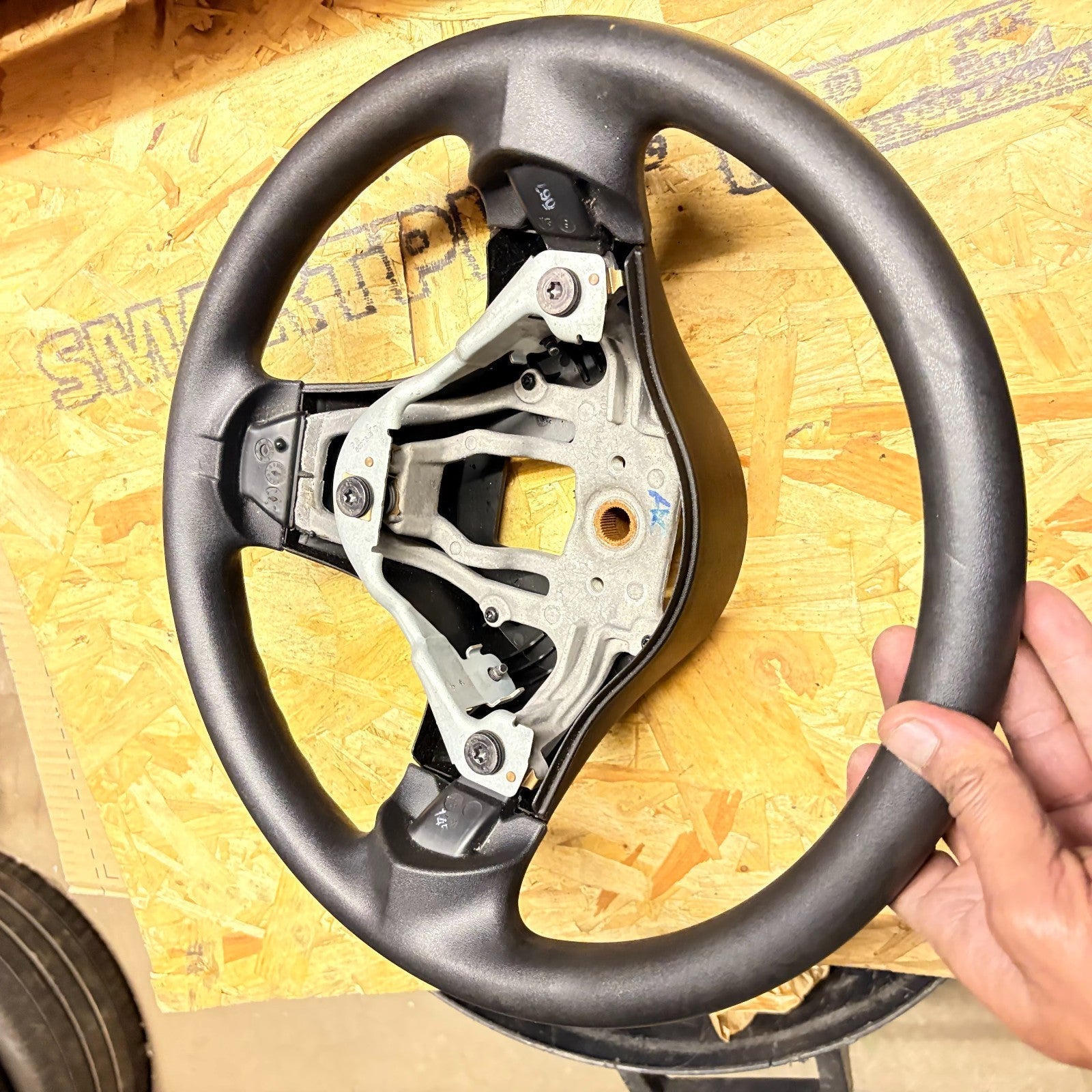 2003 MITSUBISHI COLT BLACK Steering Wheel 60276447C