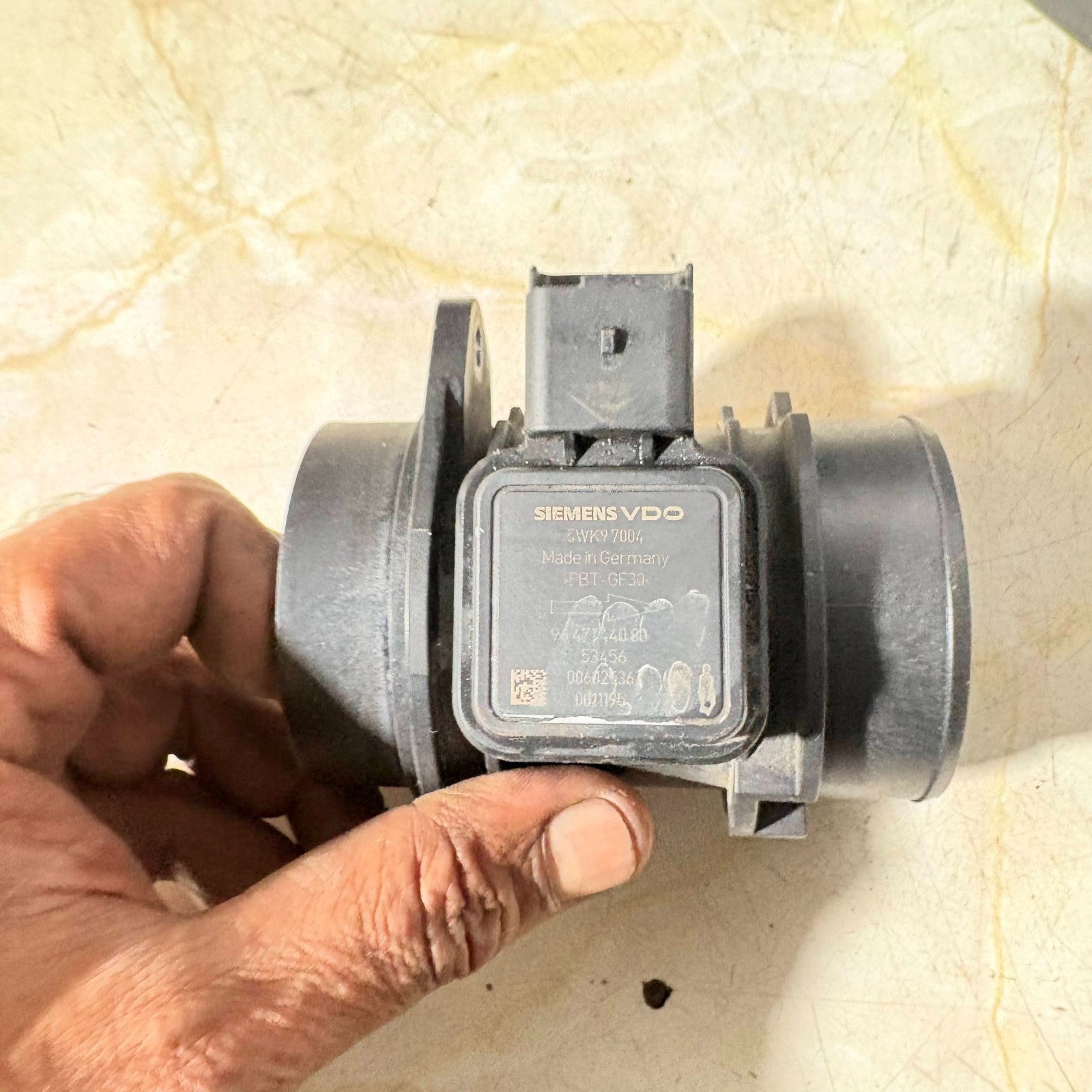 Peugeot 1007 1.4 HDi 2005-2009 MAF Sensor Air Flow Meter 9647144080 VDO 5WK97004