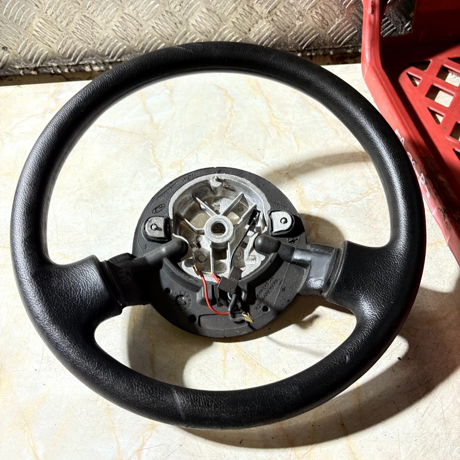 Ford Ka Mk1 11/1996-10/2008 Steering Wheel 2 Spoke Black 98KB-3600-ACW