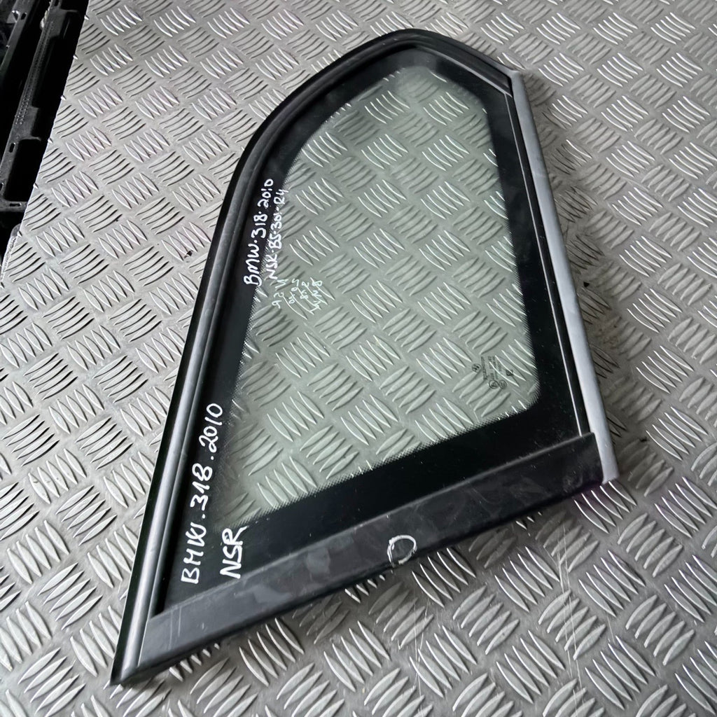 BMW 3 Series E90 318 Rear Left NSR Quarter Window Glass Fixed Door Saloon 04-11