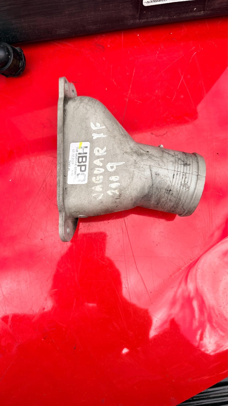 Jaguar XF 2009 INTERCOOLER INLET SPOUT