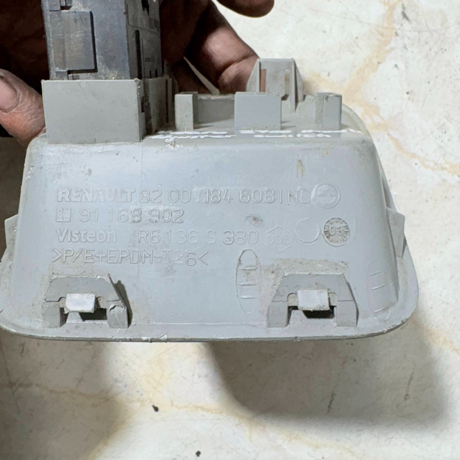 Renault Trafic II Vauxhall Vivaro A Headlight Switch Cover Trim Grey 91 168 902