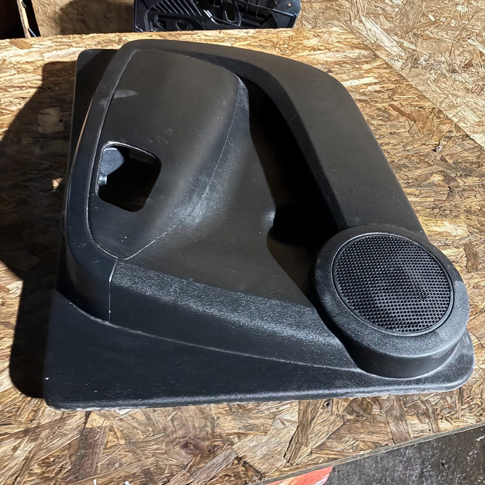Fiat Qubo 08-20 Front Right Driver Door Card Interior Panel Black 7354610140E