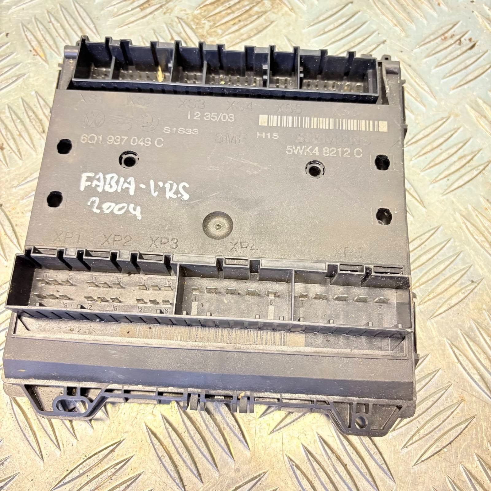 Skoda Fabia VRS 2004 Onboard Power Supply Control Unit 6Q1 937 049 C