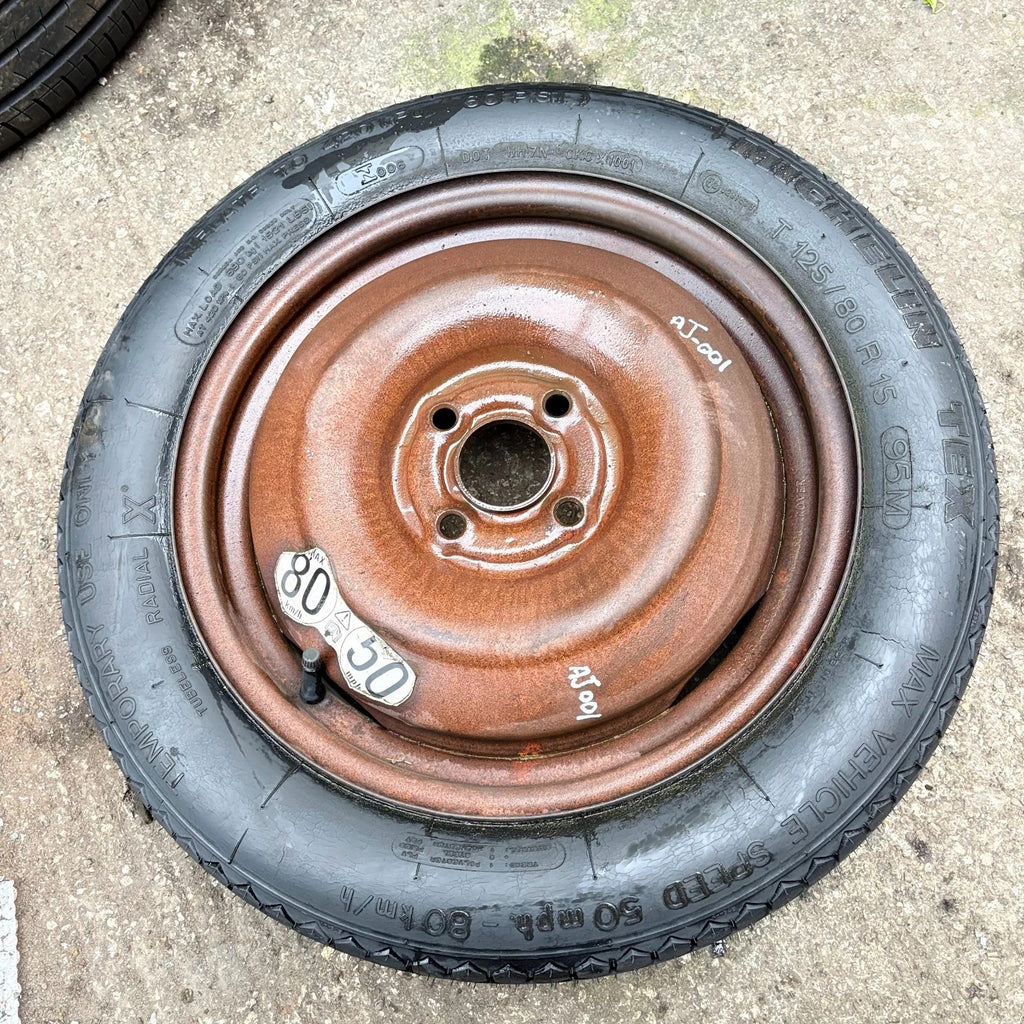 Rover 600 800 Series 15" Space Saver Spare Wheel 5x114.3&Michelin Tex T125/80R15