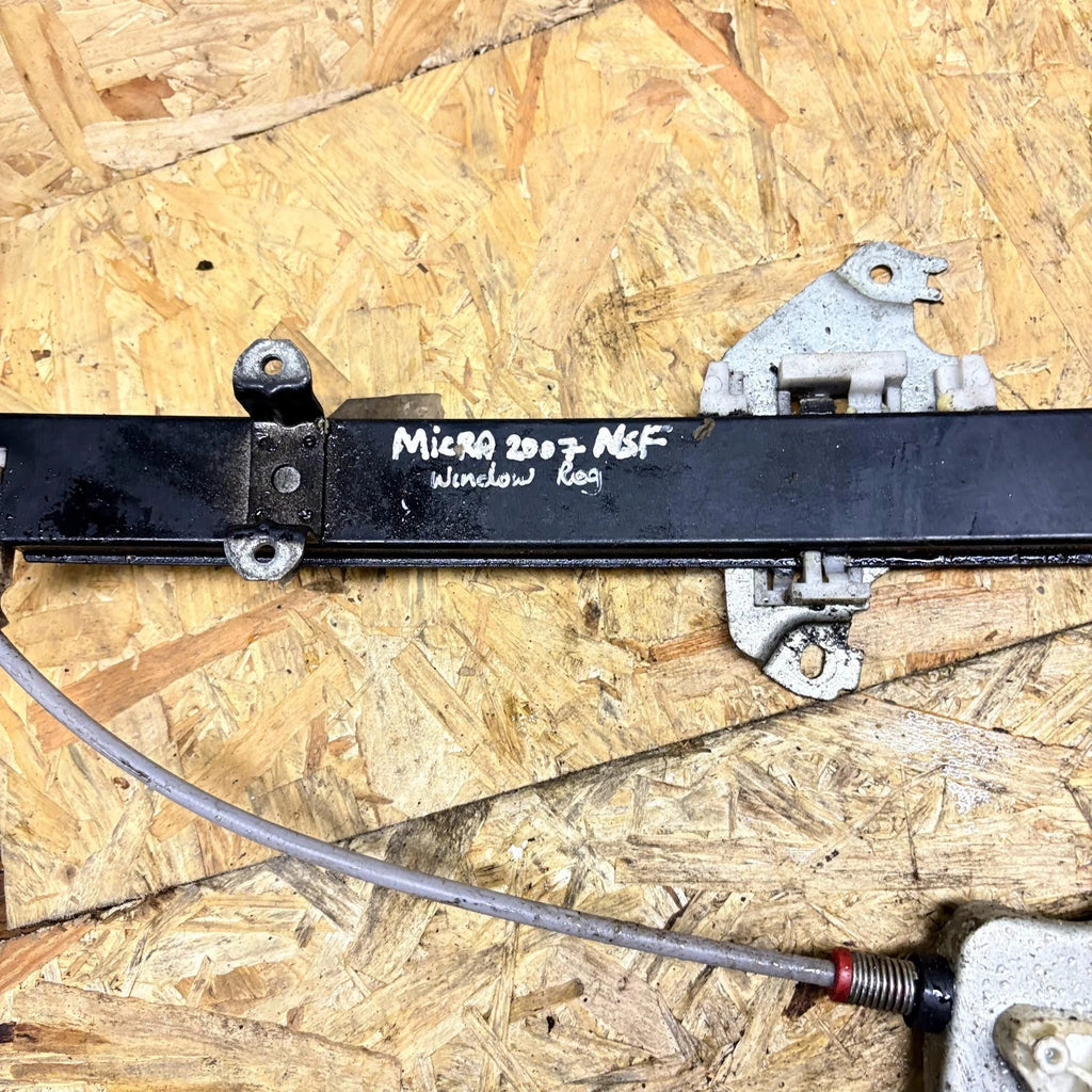 Window Motor Regulator Front Passenger Near Left NISSAN MICRA 2007