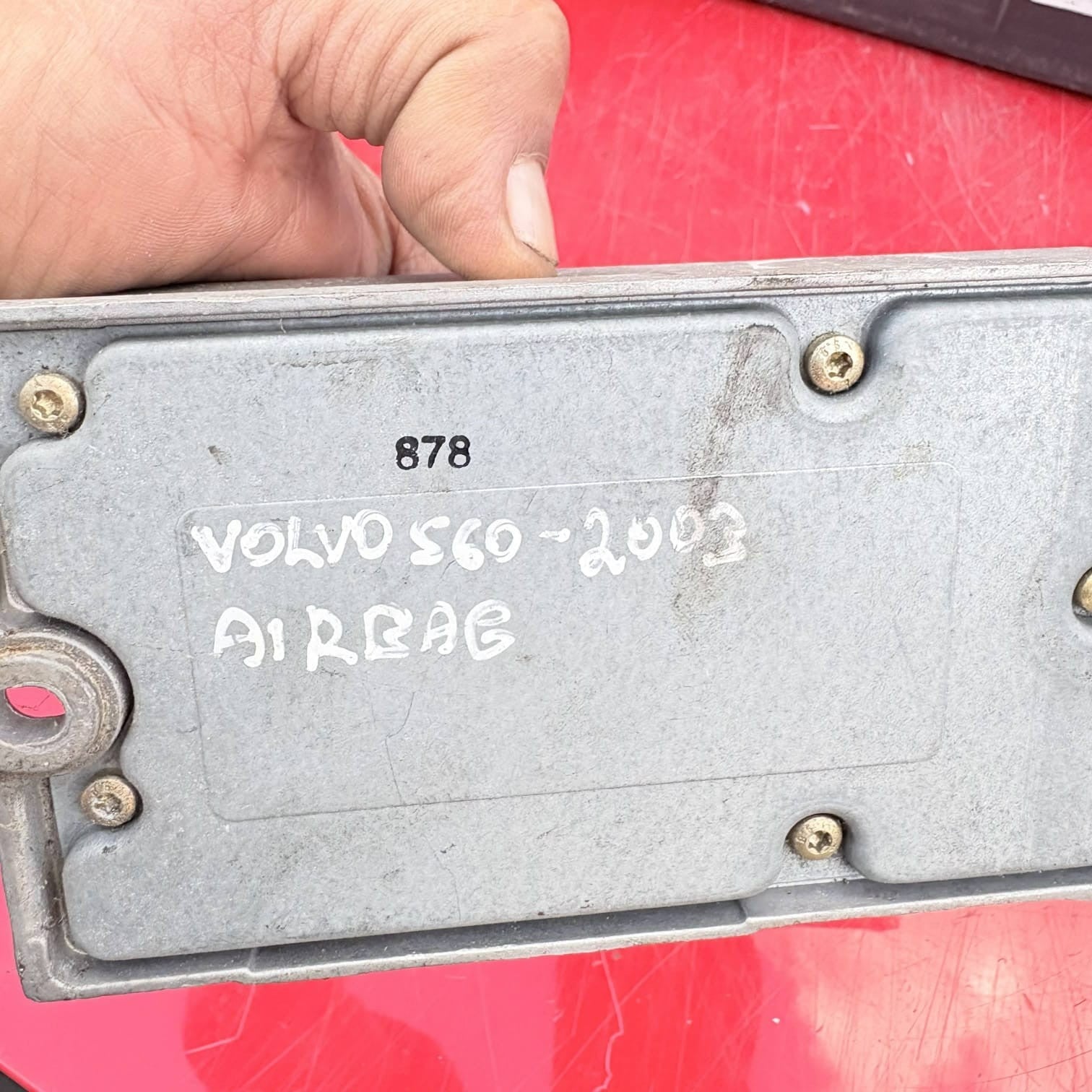 2003 VOLVO V70 AIR SAFETY BAG CRASH SENSOR MODULE 8651523